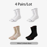 4 Pairs/Lot Professional Basketball Socks Breathable Men Mid-TubePleasant Product