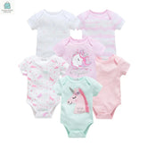 Baby Girls Clothes 3 pcs/ Cotton Short Sleeve Girl BodysuitPleasant Product