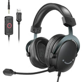 Headset,3.5 mm jack&USB Headphones with 7.1 Surround Sound/volumePleasant Product