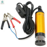 Portable Mini 12V 24V DC Electric Submersible Pump For Pumping Diesel Oil Water AluminumPleasant Product