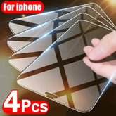 4PCS Tempered Glass for iPhone 11 -16 Pro XR X XS Max Screen Protector Pleasant Product Express Inc
