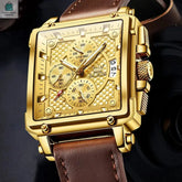 Top Brand Men's Watches Luxury Square Quartz WristPleasant Product