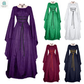 Victorian Gothic Queen Evening Dress MedievalPleasant Product