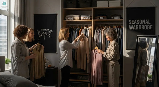seasonal wardrobe real people
