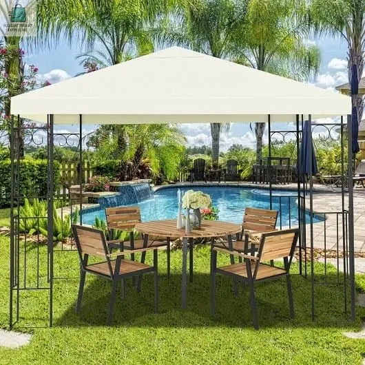 10 x 10 Feet Patio Gazebo Canopy Tent Garden Shelter-0