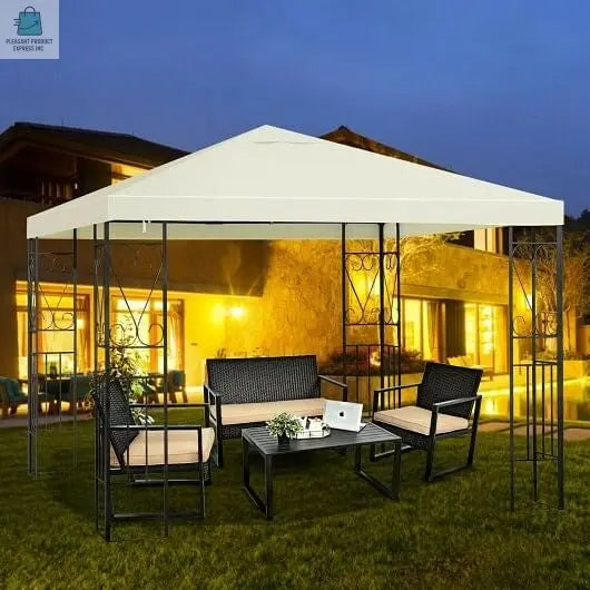 10 x 10 Feet Patio Gazebo Canopy Tent Garden Shelter-1