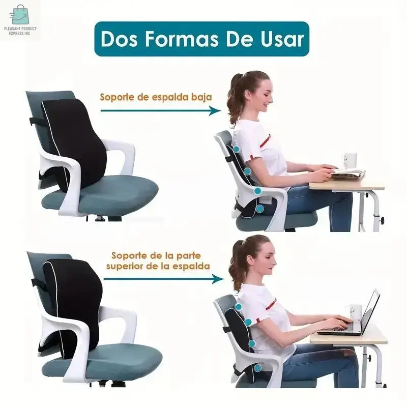 1pc Memory Foam Non-Slip Car Seat Cushion for Office and Gaming ChairsPleasant Product