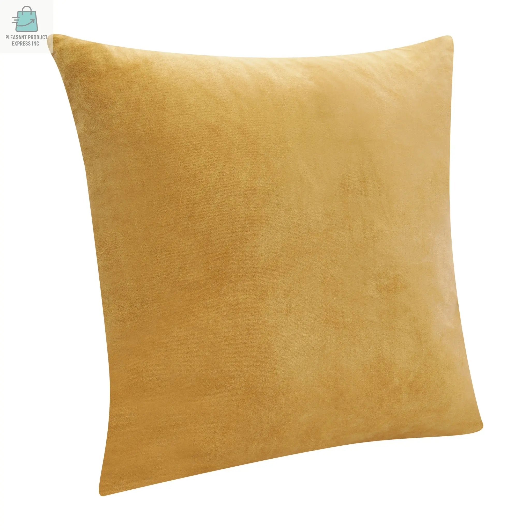20" Yellow Throw Pillow-1