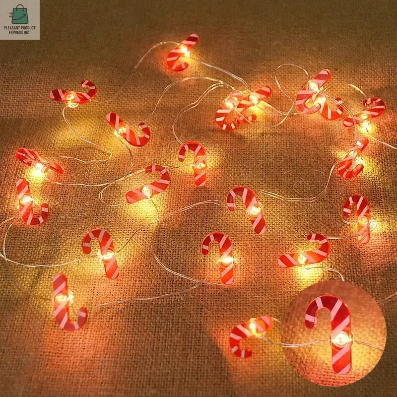 2M 20LED Santa Claus Snowflake LED Light String ChristmasPleasant Product