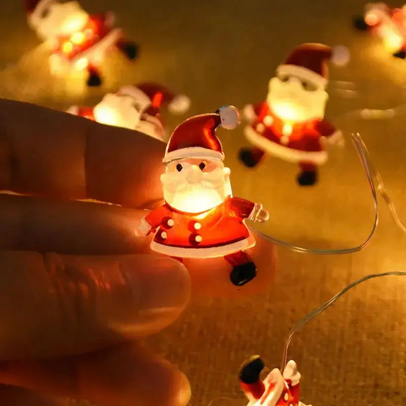 2M 20LED Santa Claus Snowflake LED Light String ChristmasPleasant Product