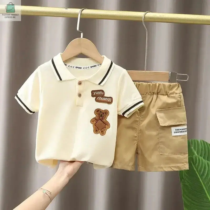 2PCS Children Clothing Sets Boys T-shirt Shorts SummerPleasant Product