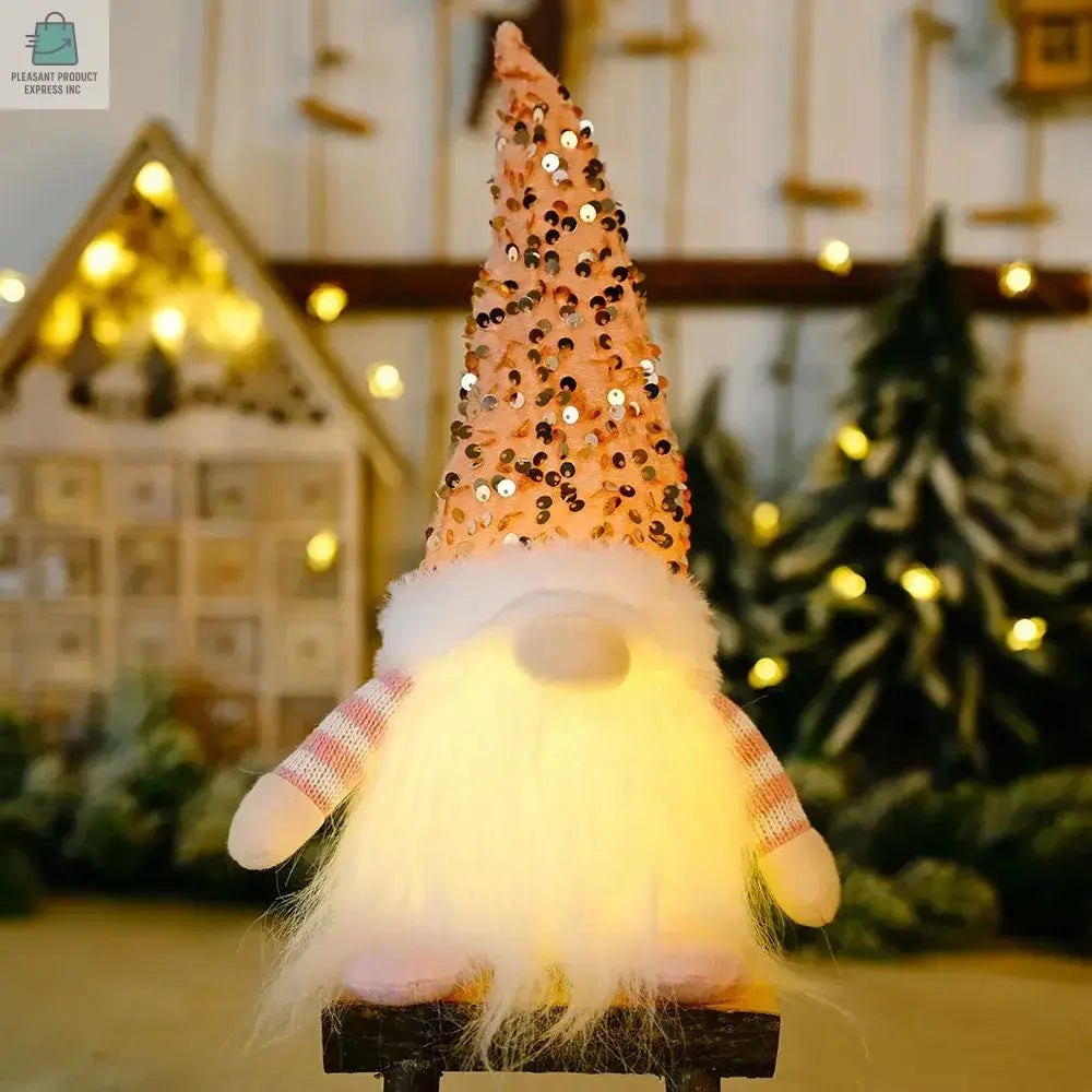 30cm Glowing Gnome Christmas DecorationsPleasant Product