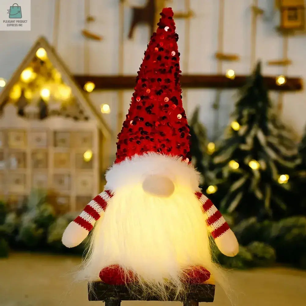30cm Glowing Gnome Christmas DecorationsPleasant Product