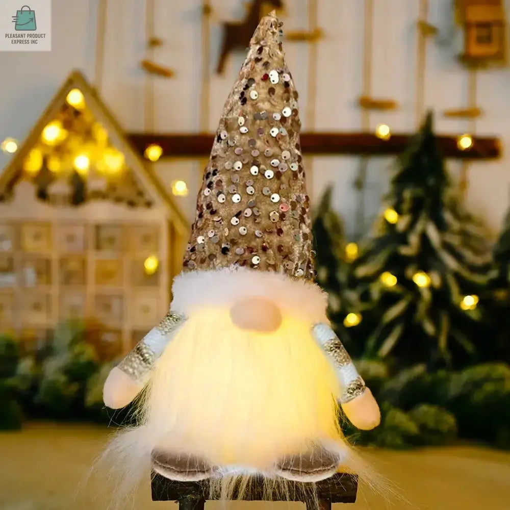 30cm Glowing Gnome Christmas DecorationsPleasant Product