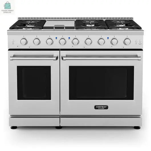 48 Inches Freestanding Natural Gas Range with 7 Burners Cooktop-0