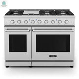 48 Inches Freestanding Natural Gas Range with 7 Burners Cooktop-0