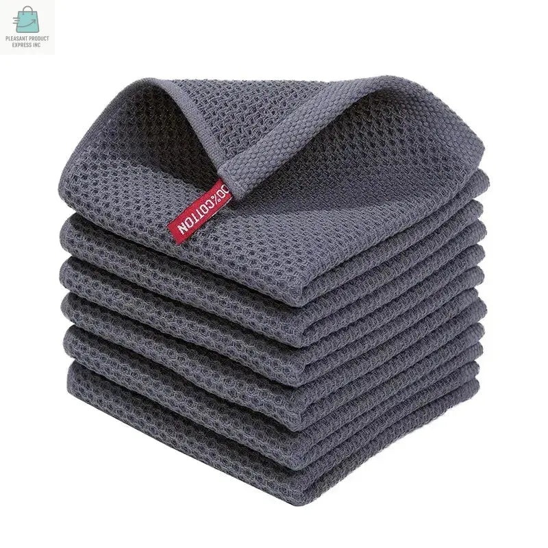 6PCS Absorbent Dish Tableware Kitchen Rag TowelPleasant Product