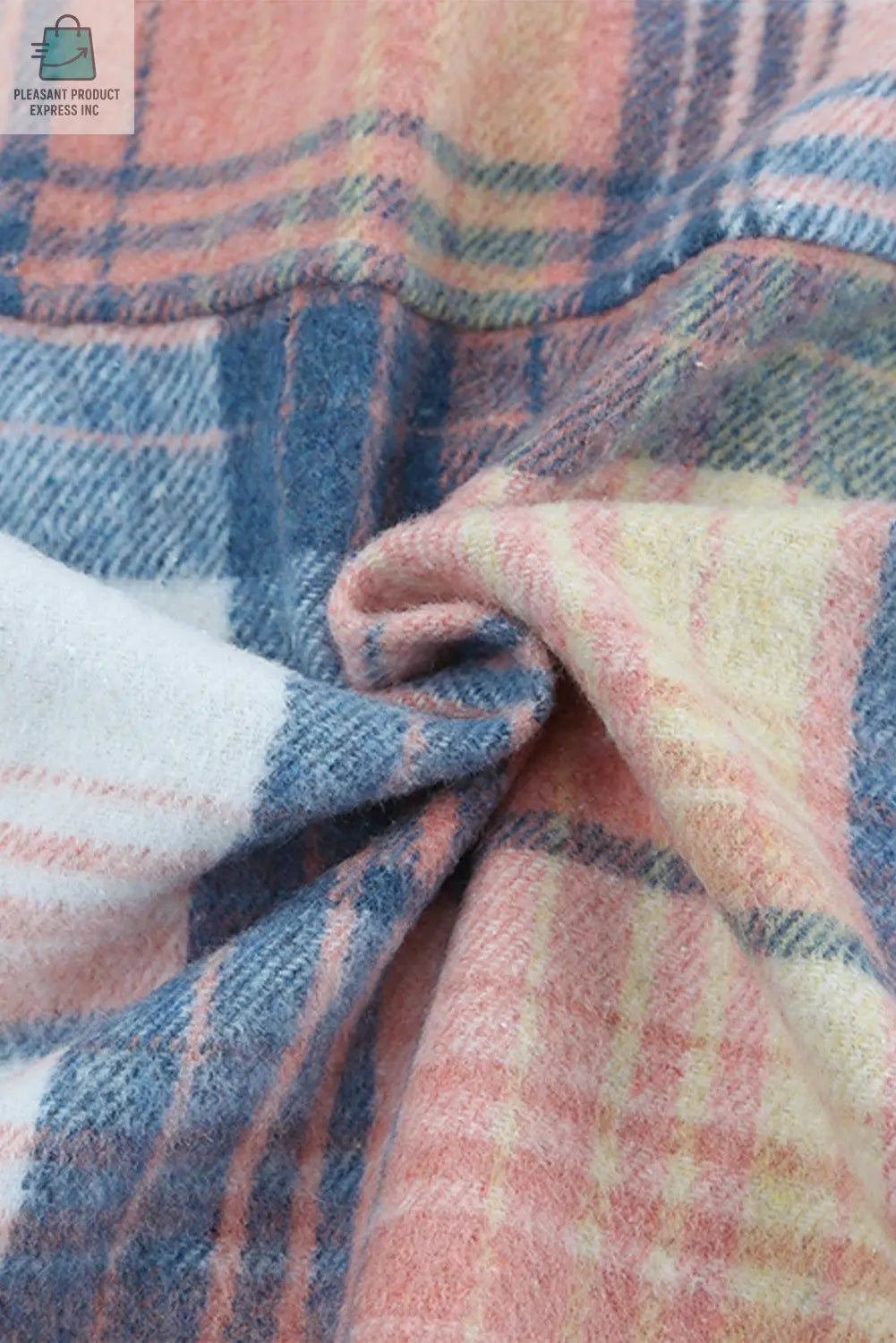 Addison Plaid Flap Pockets Shacket-3