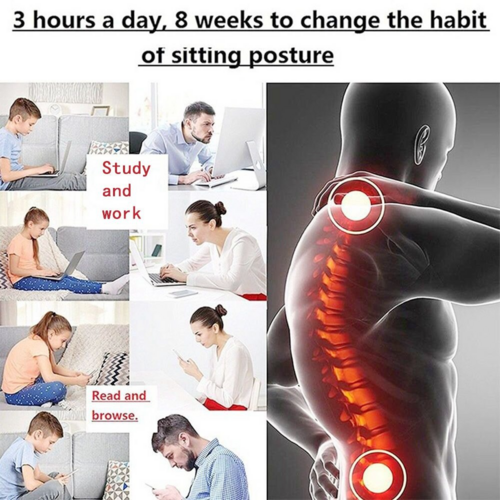 Adjustable Posture Corrector Low Back Support Shoulder Brace Belt For Pleasant Product Express Inc