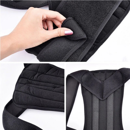 Adjustable Posture Corrector Low Back Support Shoulder Brace Belt For Pleasant Product Express Inc