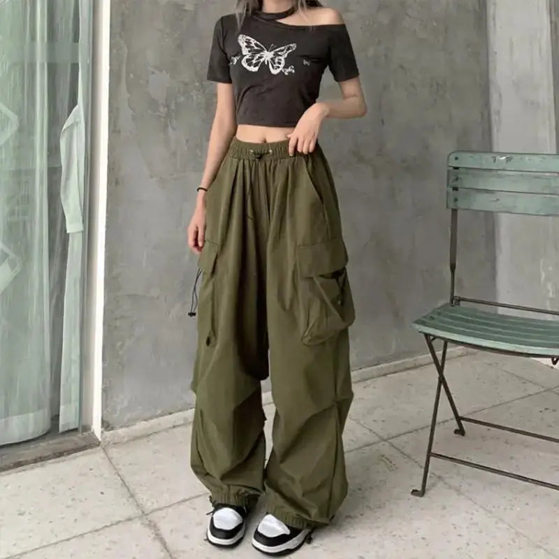 Women's Casual Baggy Cargo Sweatpants Pleasant Product Express Inc