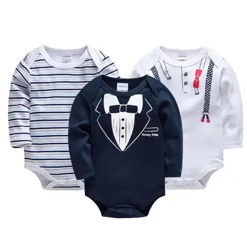 Baby Boys Girls Bodysuit 6 PCS & 3 PCS Long Sleeve 100% CottonPleasant Product