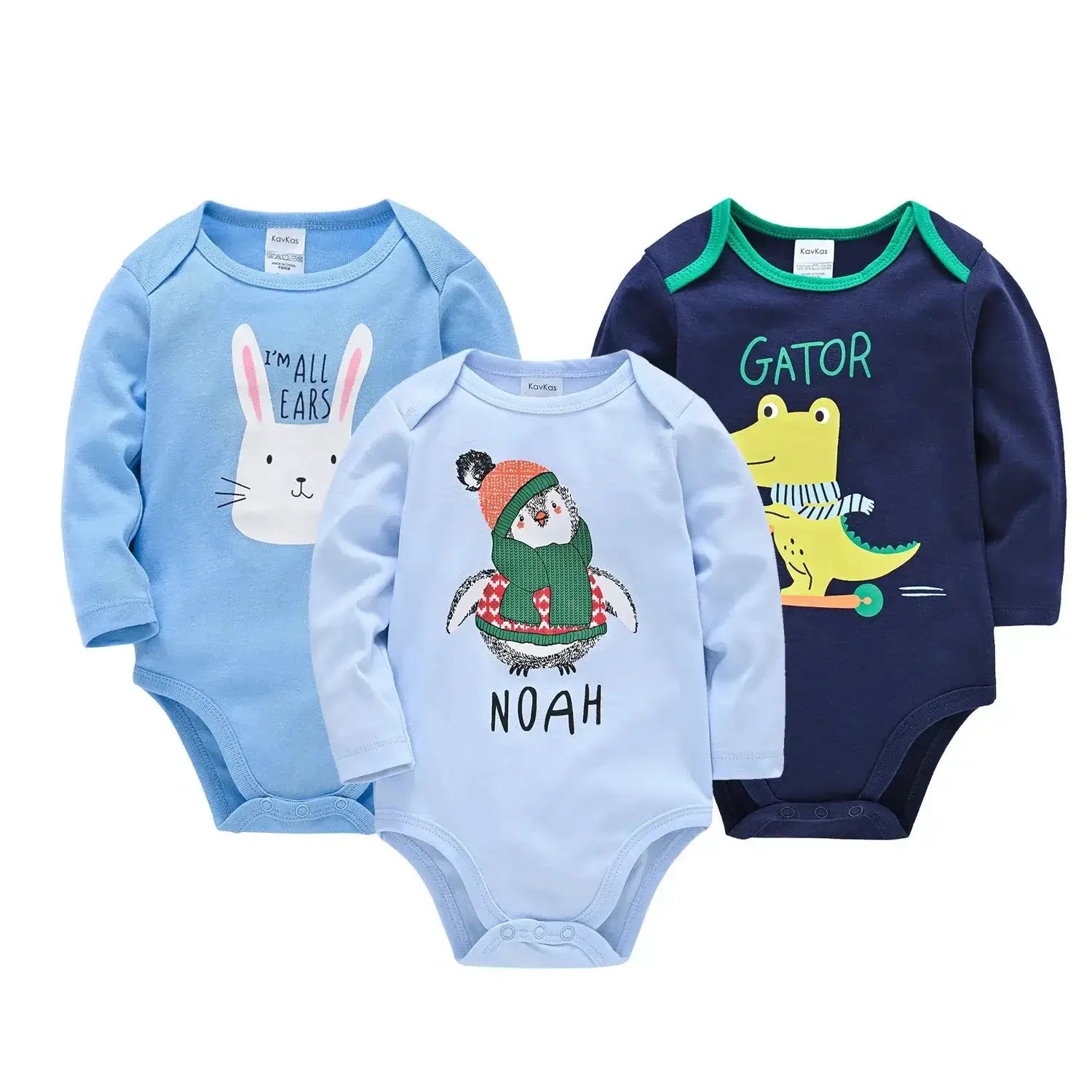 Baby Boys Girls Bodysuit 6 PCS & 3 PCS Long Sleeve 100% CottonPleasant Product