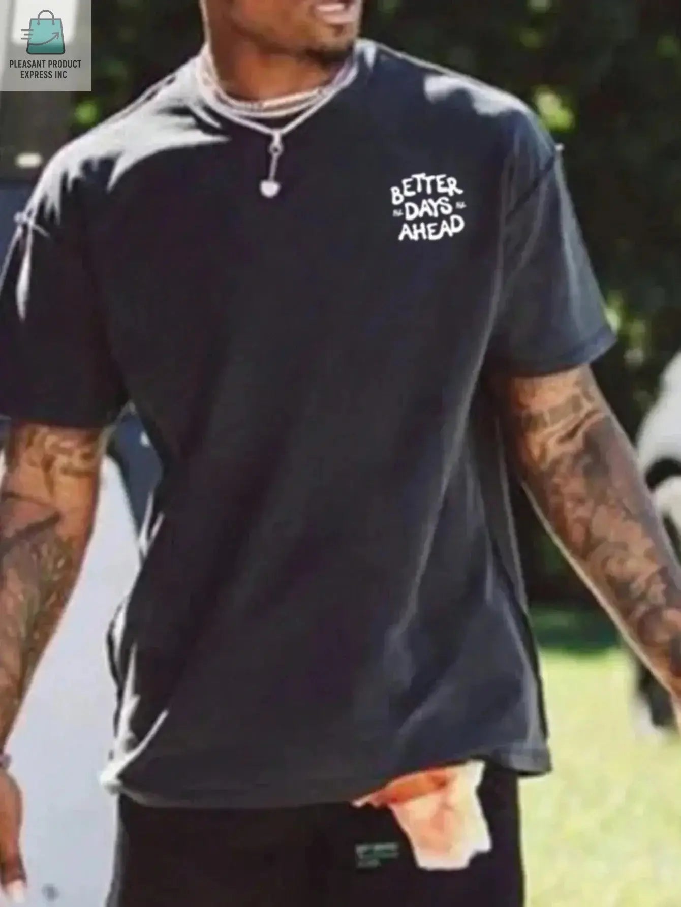 Better Days Ahead Men Cotton T-shirtPleasant Product