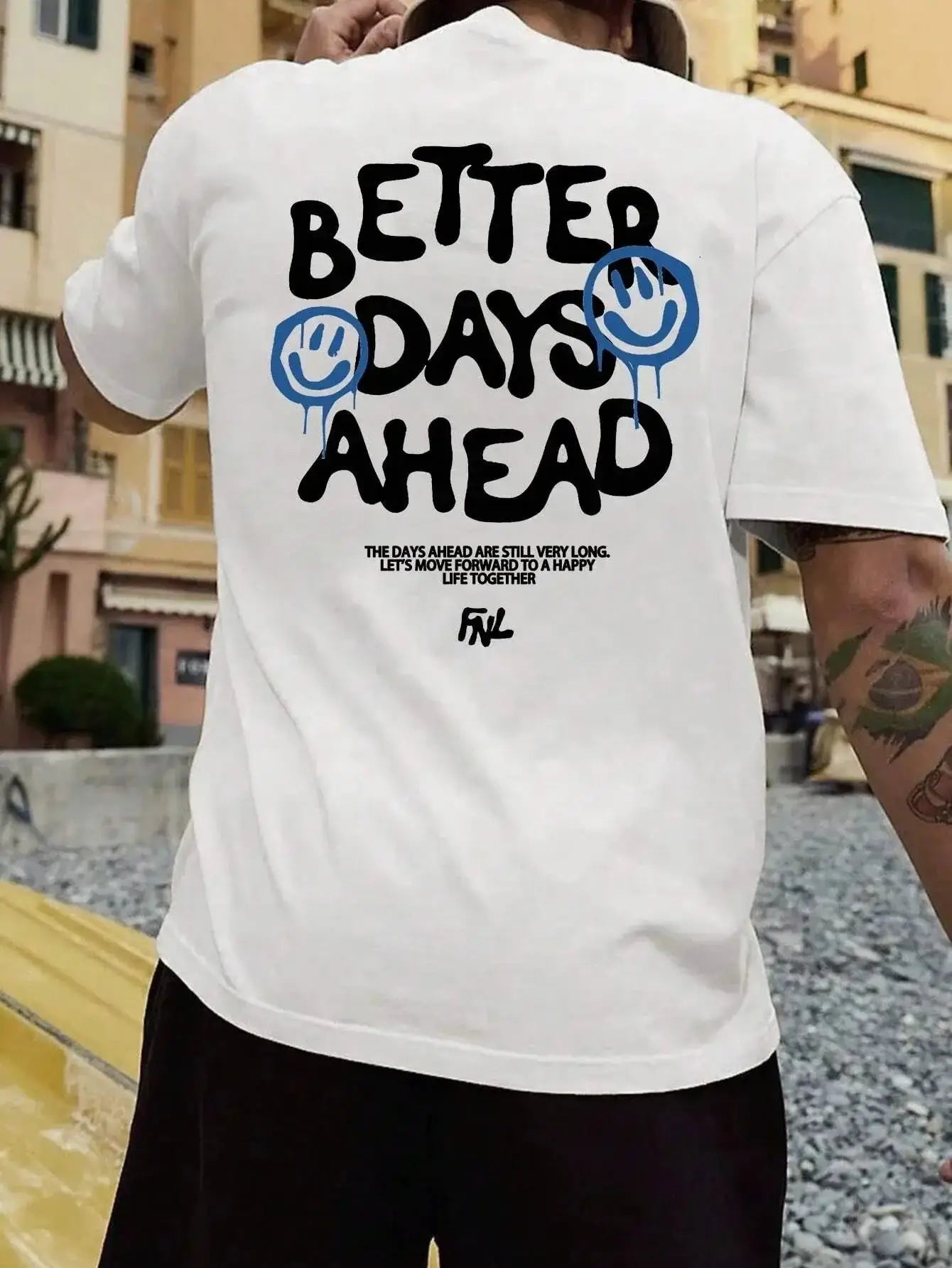 Better Days Ahead Men Cotton T-shirtPleasant Product