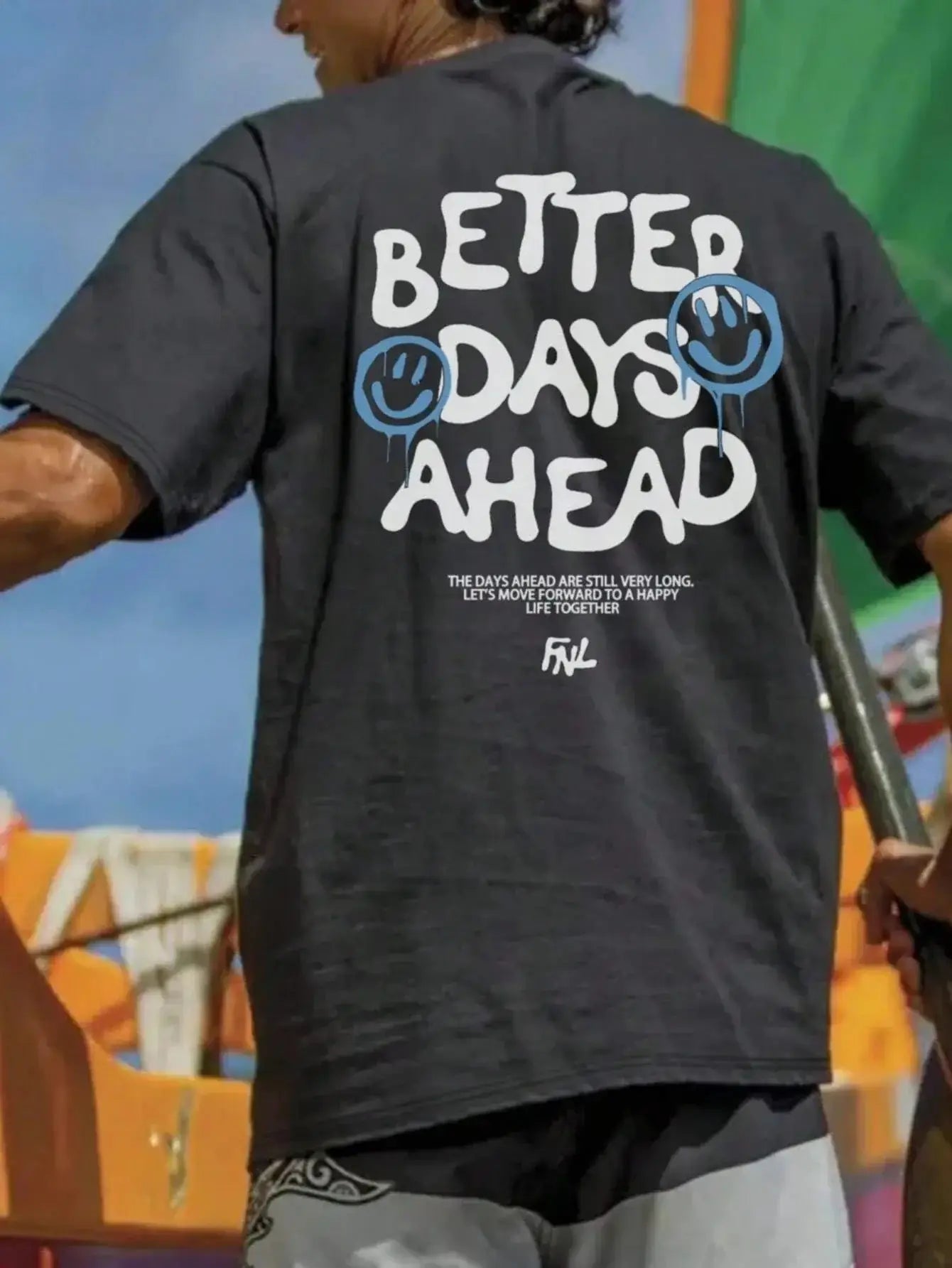 Better Days Ahead Men Cotton T-shirtPleasant Product