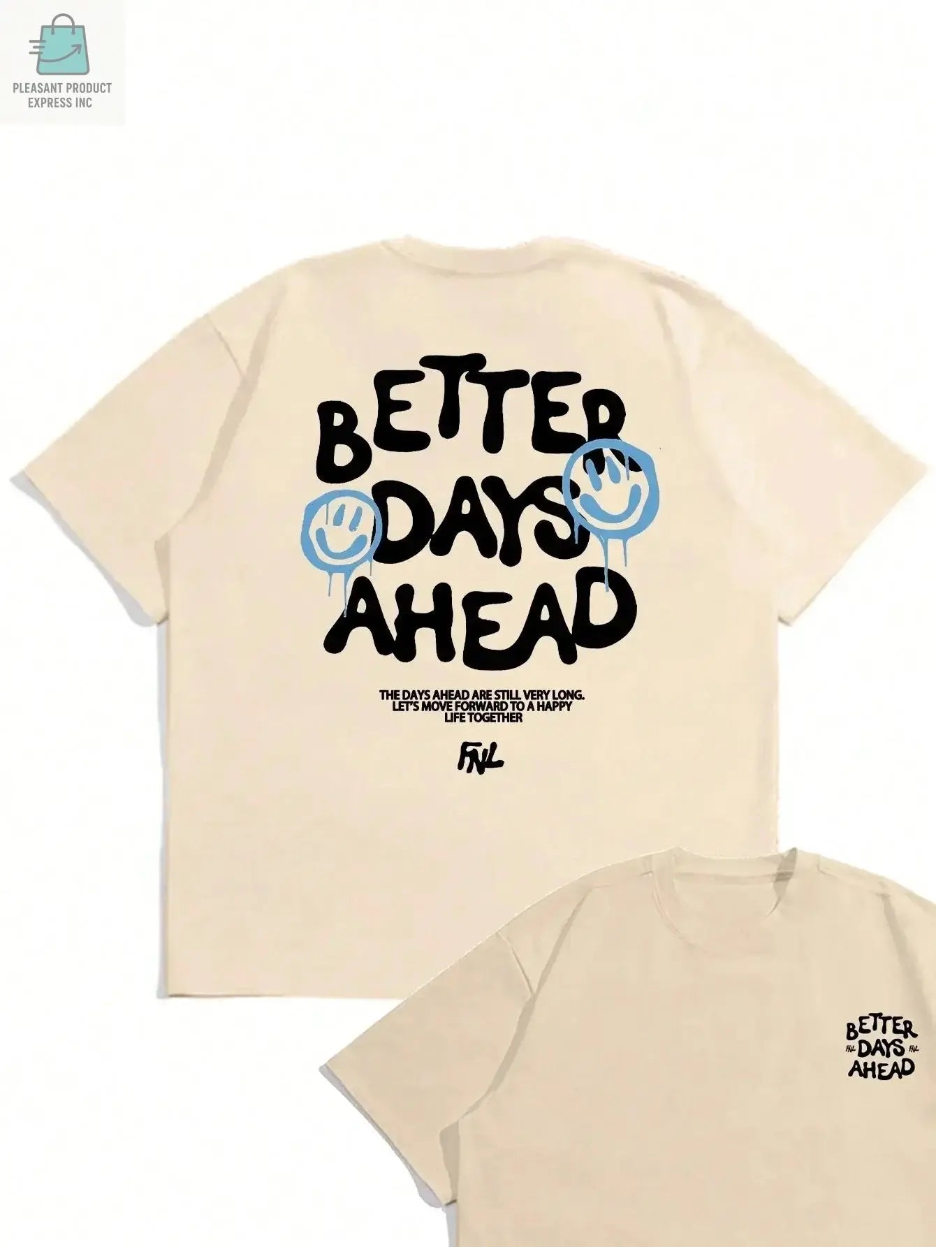 Better Days Ahead Men Cotton T-shirtPleasant Product
