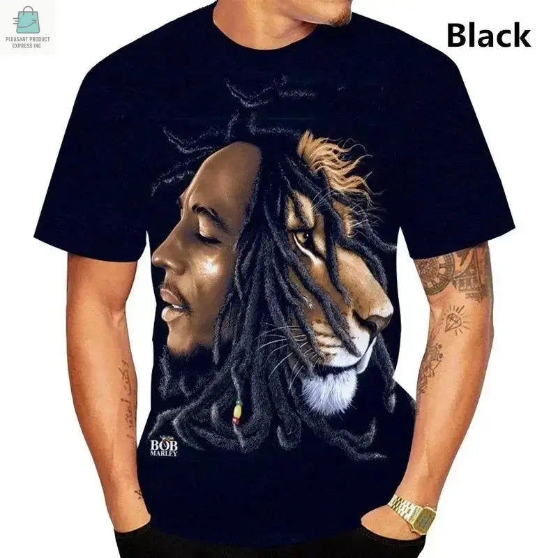 Bob Marley Men 3D Printed T-ShirtPleasant Product