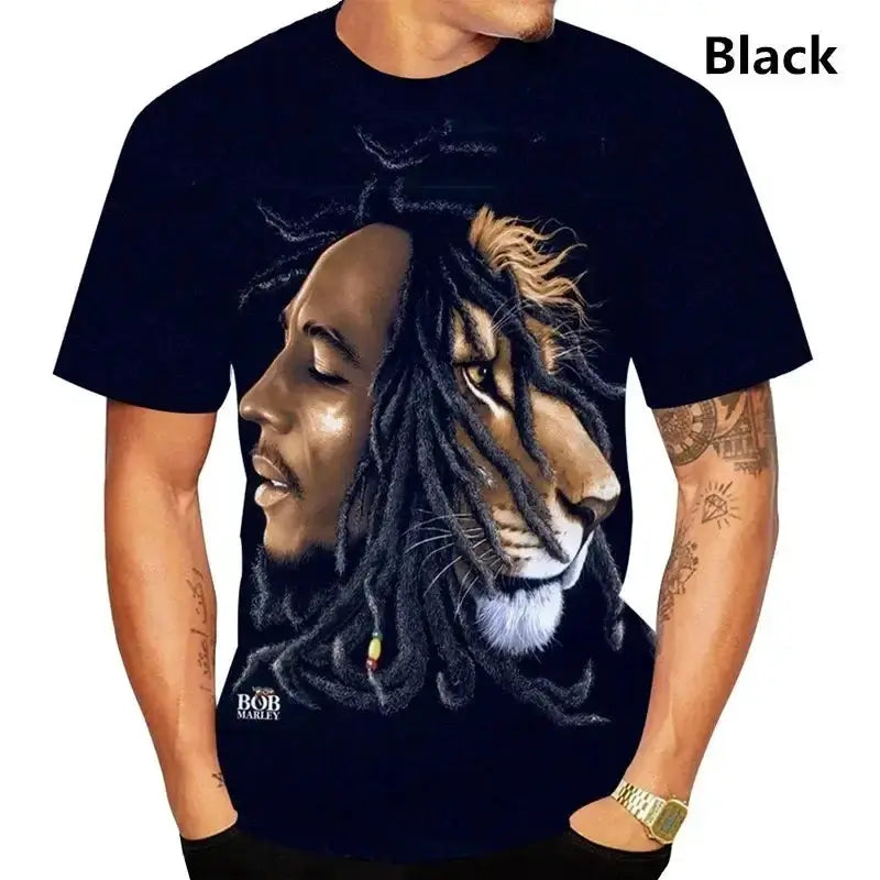 Bob Marley Men 3D Printed T-ShirtPleasant Product