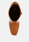 Bruna Square Toe Ankle Boots-3