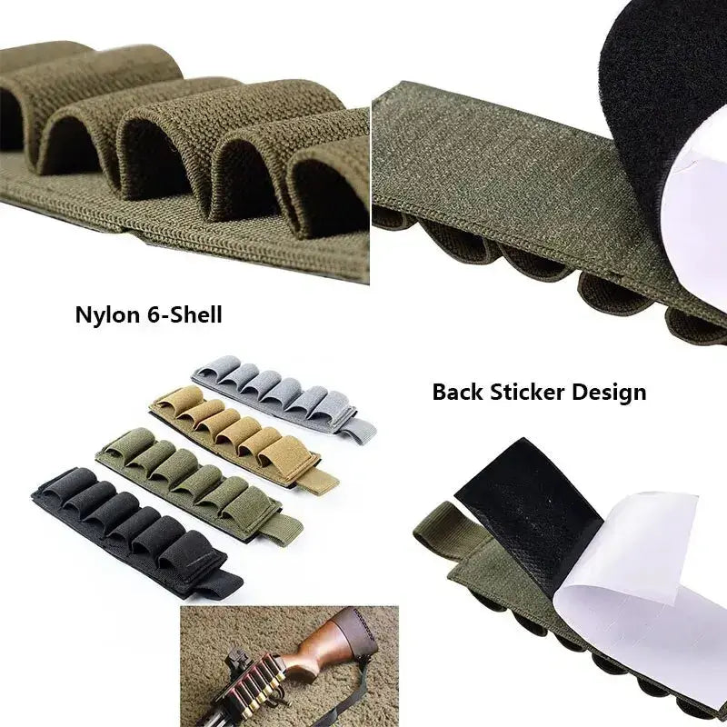 Bullet Bags Stickers Nylon 6-Shell Tactical Outdoor Hook & Loop BackedPleasant Product