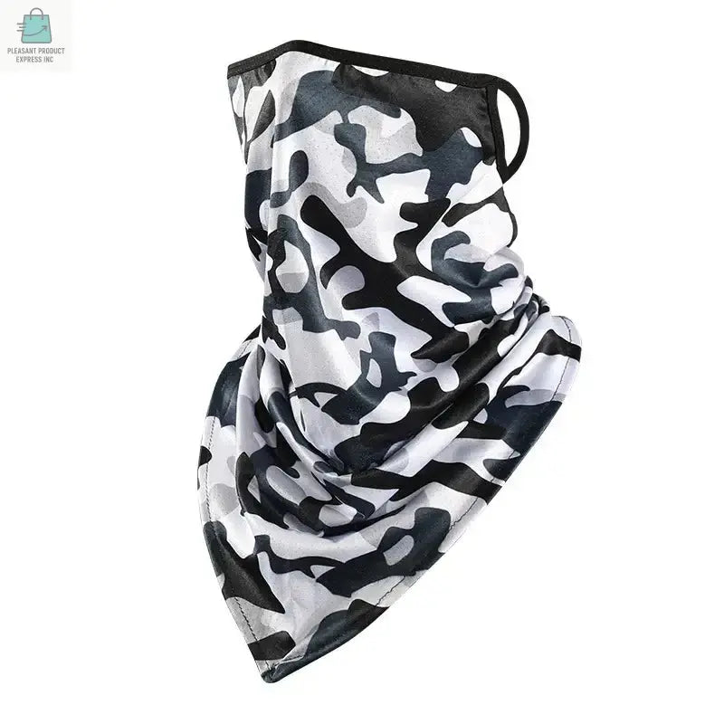 Camouflage Motorcycle Face Ice Silk MaskPleasant Product