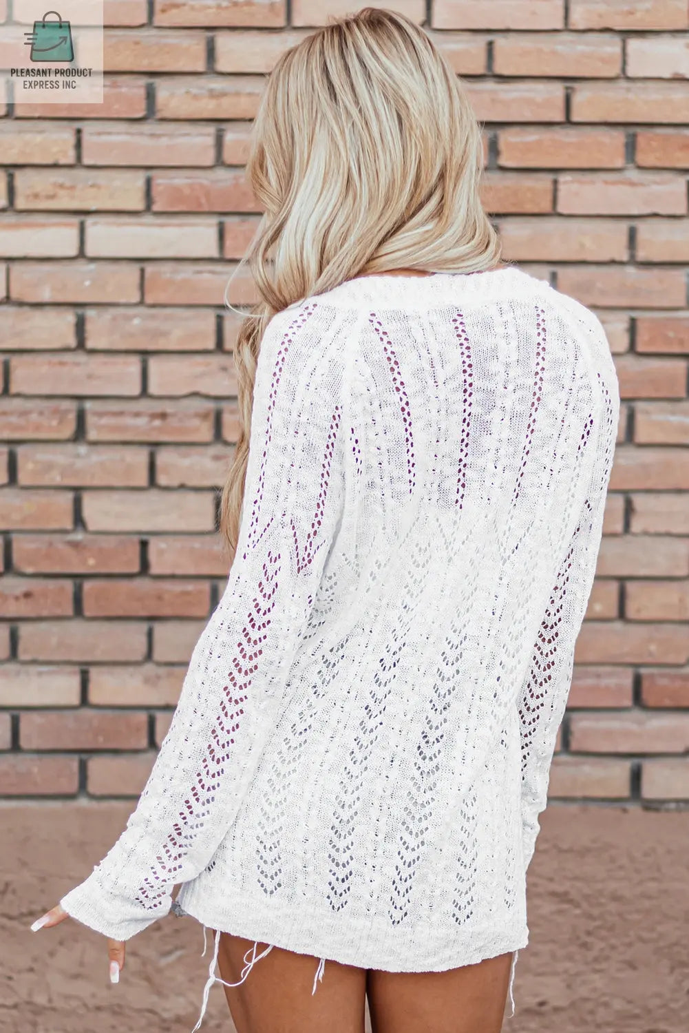 Carla Open Knit Cardigan-1