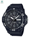 Casio Men's 'Diver Style' Quartz Resin Casual Watch, Color Black (Model: MRW-210H-1AVCF)-0