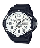 Casio Men's 'Diver Style' Quartz Resin Casual Watch, Color:Black (Model: MRW-210H-7AVCF)-0