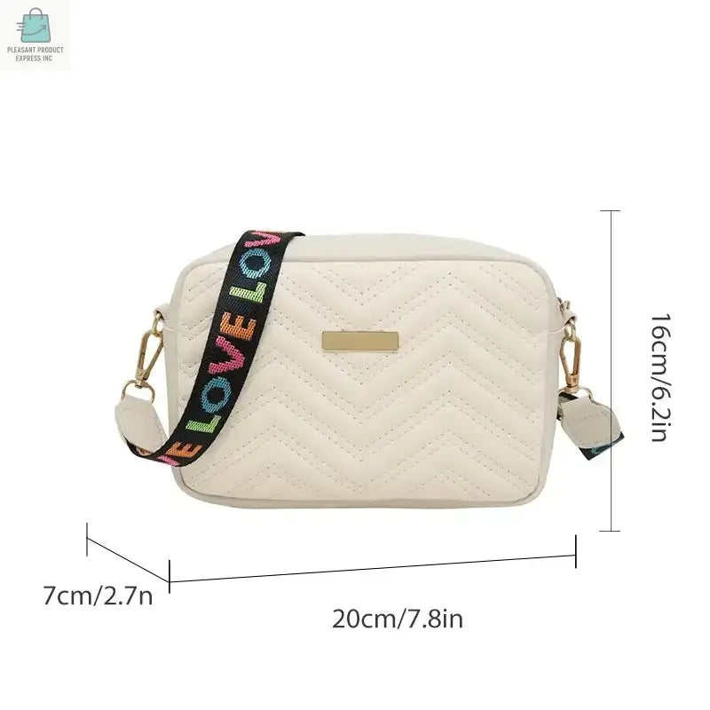 Casual Small Square Bag Versatile Single Shoulder BagPleasant Product