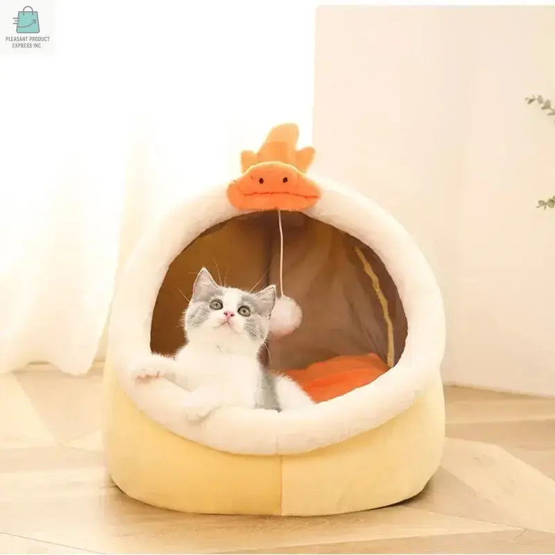 Cat Pad Bed Sweet Soft Warm Pet BasketPleasant Product
