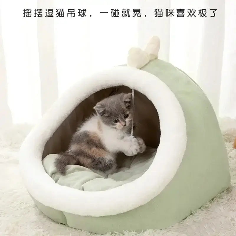 Cat Pad Bed Sweet Soft Warm Pet BasketPleasant Product
