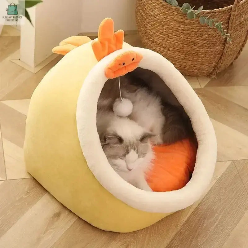Cat Pad Bed Sweet Soft Warm Pet BasketPleasant Product