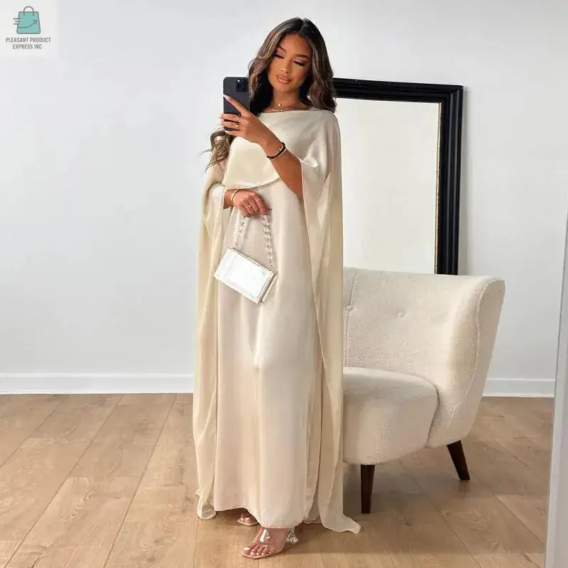 Chiffon Elegant Muslim Women Long Maxi Party DressPleasant Product