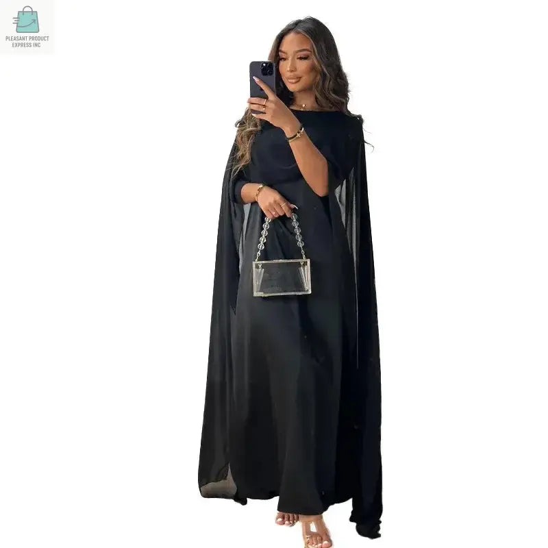 Chiffon Elegant Muslim Women Long Maxi Party DressPleasant Product