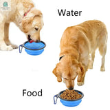 Collapsible Pet Silicone Dog Food Water BowlPleasant Product