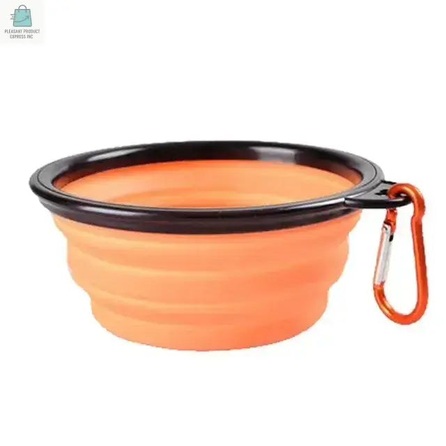 Collapsible Pet Silicone Dog Food Water BowlPleasant Product