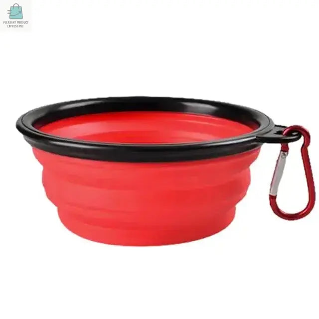 Collapsible Pet Silicone Dog Food Water BowlPleasant Product