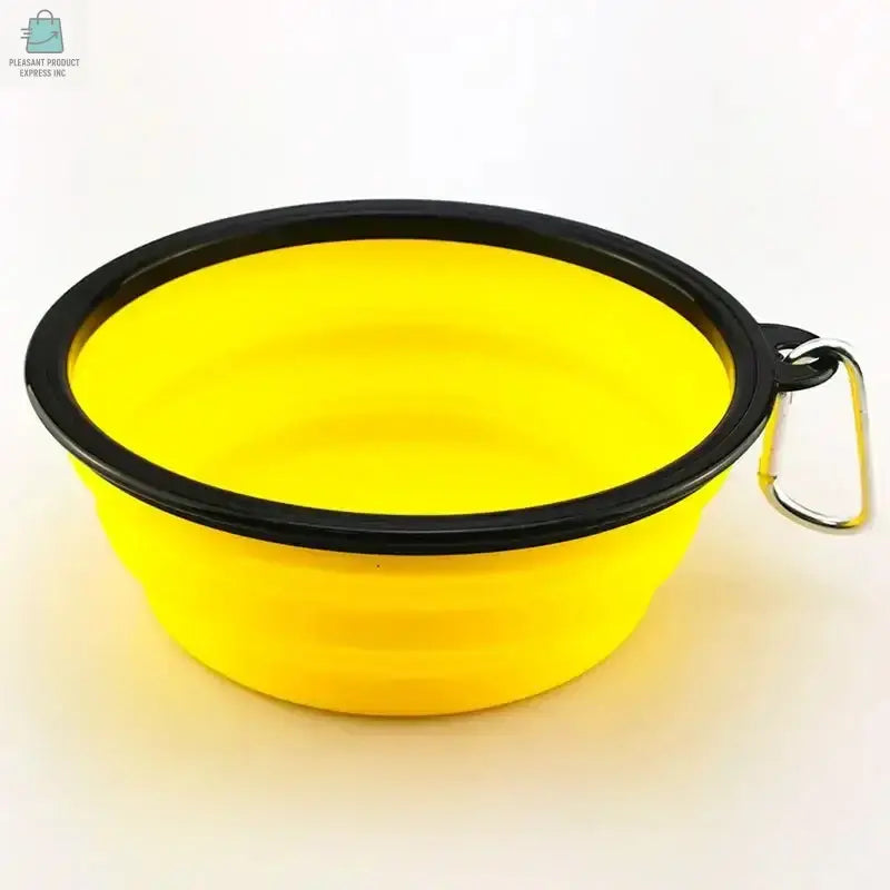 Collapsible Pet Silicone Dog Food Water BowlPleasant Product