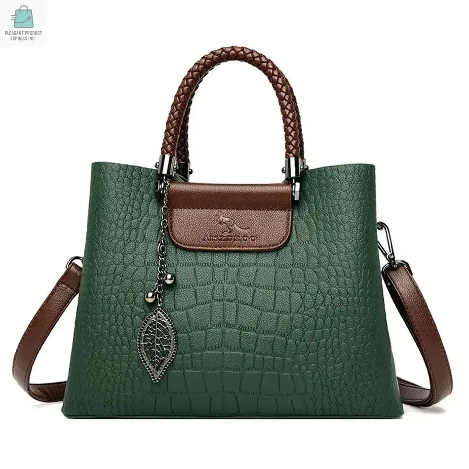 Crocodile Print Women HandbagsPleasant Product